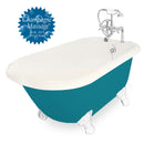 American Bath Factory Champagne Jester 54" Bisque AcraStone Package