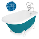 American Bath Factory Champagne Jester 54" Splash of Color AcraStone Package