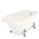 American Bath Factory Jester 54" Bisque AcraStone Tub & Drain, 7" Faucet Holes