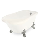American Bath Factory Jester 54" Bisque AcraStone Tub & Drain, No Faucet Holes