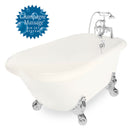American Bath Factory Champagne Jester 54" Bisque AcraStone Package