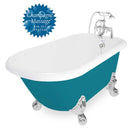 American Bath Factory Champagne Jester 54" Splash of Color AcraStone Package