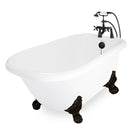 American Bath Factory Jester 54" White AcraStone Package