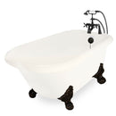 American Bath Factory Jester 54" Bisque AcraStone Package