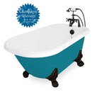 American Bath Factory Champagne Jester 54" Splash of Color AcraStone Package