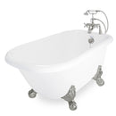 American Bath Factory Jester 54" White AcraStone Package