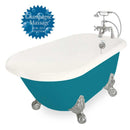 American Bath Factory Champagne Jester 54" Bisque AcraStone Package