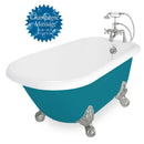 American Bath Factory Champagne Jester 54" Splash of Color AcraStone Package