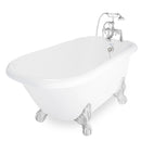 American Bath Factory Jester 54" White AcraStone Package