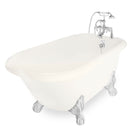 American Bath Factory Jester 54" Bisque AcraStone Package