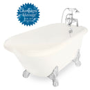 American Bath Factory Champagne Jester 54" Bisque AcraStone Package