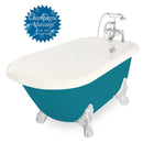 American Bath Factory Champagne Jester 54" Bisque AcraStone Package