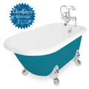 American Bath Factory Champagne Jester 54" Splash of Color AcraStone Package