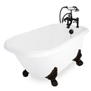 American Bath Factory Jester 54" White AcraStone Package
