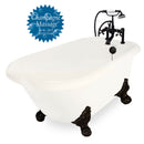 American Bath Factory Champagne Jester 54" Bisque AcraStone Package