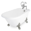 American Bath Factory Jester 54" White AcraStone Package