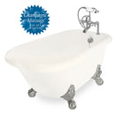 American Bath Factory Champagne Jester 54" Bisque AcraStone Package