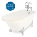 American Bath Factory Champagne Jester 54" Bisque AcraStone Package