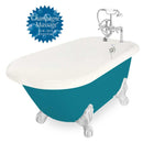American Bath Factory Champagne Jester 54" Bisque AcraStone Package