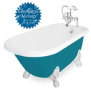 American Bath Factory Champagne Jester 54" Splash of Color AcraStone Package