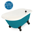 American Bath Factory Champagne Trinity 60" Bisque AcraStone Tub & Drain , No Faucet Holes