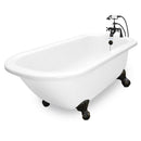 American Bath Factory Trinity 60" White AcraStone Package