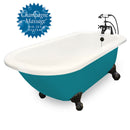 American Bath Factory Champagne Trinity 60" Bisque AcraStone Package