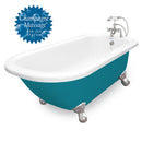 American Bath Factory Champagne Trinity 60" Splash of Color AcraStone Package