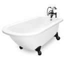 American Bath Factory Trinity 60" White AcraStone Package