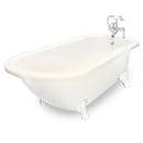American Bath Factory Trinity 60" Bisque AcraStone Package