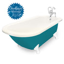 American Bath Factory Champagne Trinity 60" Bisque AcraStone Package