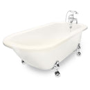 American Bath Factory Trinity 60" Bisque AcraStone Package
