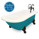 American Bath Factory Champagne Trinity 60" Bisque AcraStone Package