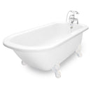 American Bath Factory Trinity 60" White AcraStone Package
