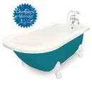 American Bath Factory Champagne Trinity 60" Bisque AcraStone Package
