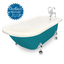 American Bath Factory Champagne Trinity 60" Bisque AcraStone Package