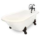 American Bath Factory Trinity 60" Bisque AcraStone Package