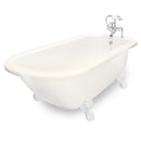 American Bath Factory Trinity 60" Bisque AcraStone Package