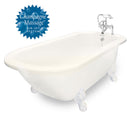 American Bath Factory Champagne Trinity 60" Bisque AcraStone Package