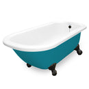 American Bath Factory Maverick 67" Splash of Color AcraStone Tub & Drain, 7" Faucet Holes