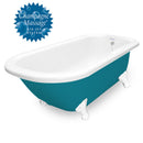 American Bath Factory Champagne Maverick 67" Splash of Color AcraStone Tub & Drain , 7" Faucet Holes