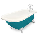 American Bath Factory Maverick 67" Bisque AcraStone Package