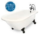 American Bath Factory Champagne Maverick 67" Bisque AcraStone Package