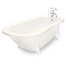 American Bath Factory Maverick 67" Bisque AcraStone Package
