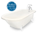 American Bath Factory Champagne Maverick 67" Bisque AcraStone Package