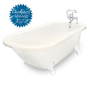 American Bath Factory Champagne Maverick 67" Bisque AcraStone Package