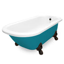 American Bath Factory Maverick 67" Splash of Color AcraStone Tub & Drain, 7" Faucet Holes