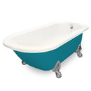 American Bath Factory Maverick 67" Bisque AcraStone Tub & Drain, No Faucet Holes