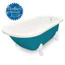 American Bath Factory Champagne Maverick 67" Bisque AcraStone Tub & Drain , 7" Faucet Holes