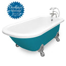 American Bath Factory Champagne Maverick 67" Splash of Color AcraStone Package